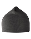 Atlantis Headwear MOOVER Sustainable 8" Beanie - Dark Grey - front