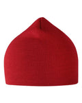 Atlantis Headwear MOOVER Sustainable 8" Beanie - Red - front