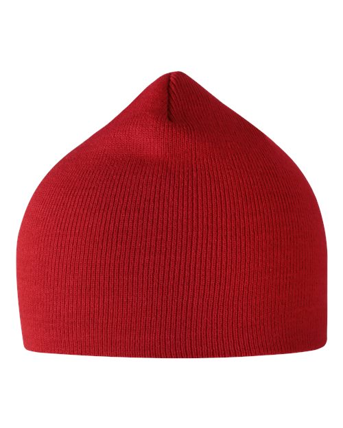 Atlantis Headwear MOOVER Sustainable 8" Beanie - Red - front