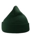 Atlantis Headwear WIND Sustainable 12" Knit Beanie - Bottle Green - front