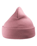 Atlantis Headwear WIND Sustainable 12" Knit Beanie - Pink - front