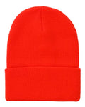 DRI DUCK 3523 Coleman Cuffed Beanie - Blaze Orange - back