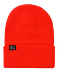 DRI DUCK 3523 Coleman Cuffed Beanie - Blaze Orange - front