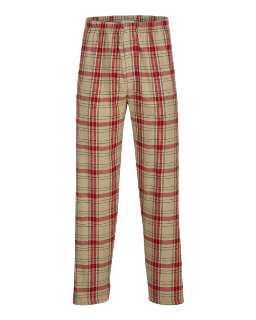 Boxercraft BM6624 Men's Harley Flannel Pants - Reindeer Plaid - front
