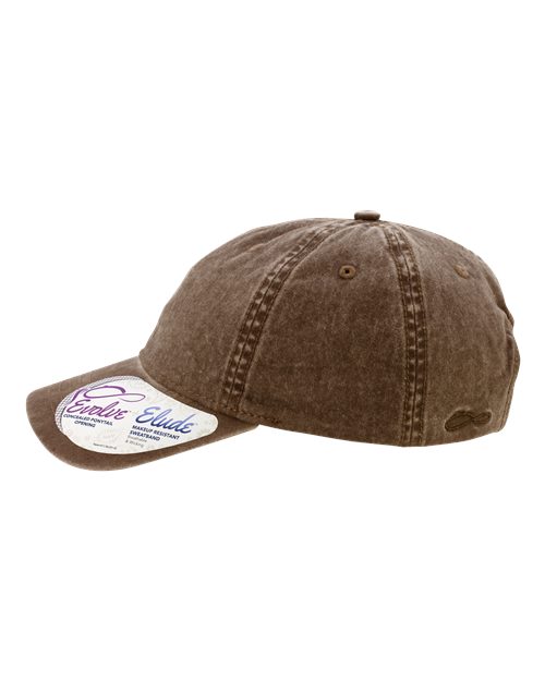 Infinity Her CASSIE Women's Pigment-Dyed with Fashion Undervisor Cap - Chocolate/ Fawn - side
