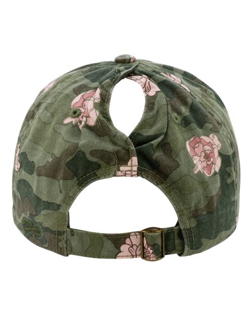 Infinity Her HATTIE Women's Unstructured Fashion Prints Cap - Floral Camo - back