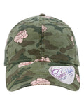 Infinity Her HATTIE Women's Unstructured Fashion Prints Cap - Floral Camo - front