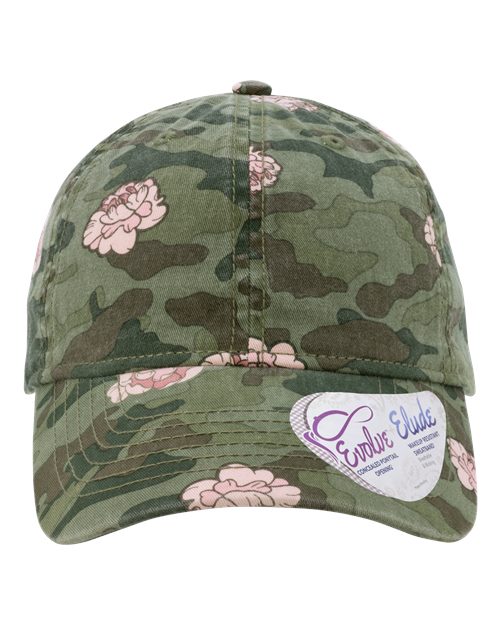 Infinity Her HATTIE Women's Unstructured Fashion Prints Cap - Floral Camo - front