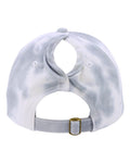 Infinity Her HATTIE Women's Unstructured Fashion Prints Cap - Tie-Dye Slate Blue - back