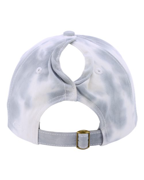 Infinity Her HATTIE Women's Unstructured Fashion Prints Cap - Tie-Dye Slate Blue - back