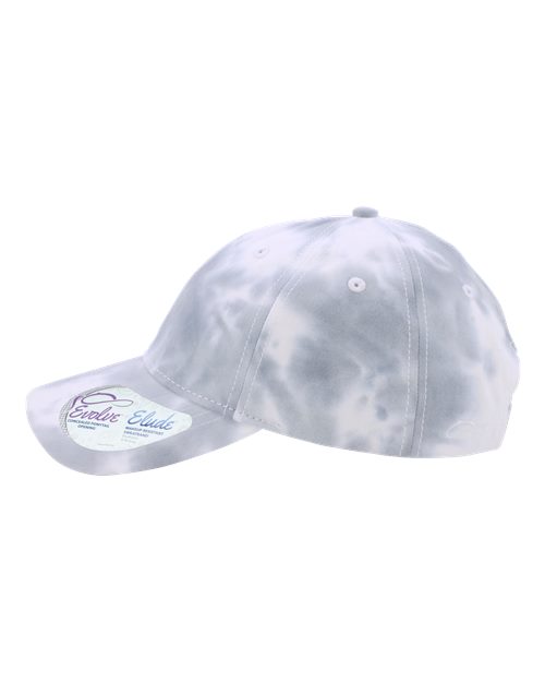 Infinity Her HATTIE Women's Unstructured Fashion Prints Cap - Tie-Dye Slate Blue - side
