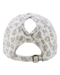 Infinity Her HATTIE Women's Unstructured Fashion Prints Cap - Snow Leopard - back
