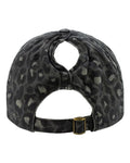 Infinity Her HATTIE Women's Unstructured Fashion Prints Cap - Black Leopard - back