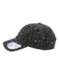 Infinity Her HATTIE Women's Unstructured Fashion Prints Cap - Black Leopard - side