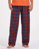 Navy/ Orange Plaid