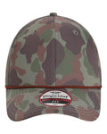 Imperial 5058 The Outtasite Cap - Frog Skin Camo/ Green - front