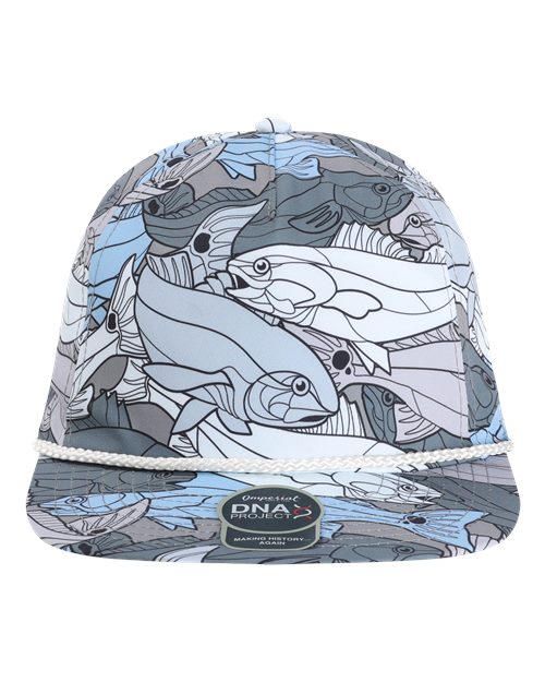 Imperial DNA014 The Golden Hour Cap - Blue/ White - front