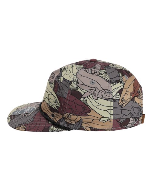 Imperial DNA014 The Golden Hour Cap - Olive Green/ Tan - side
