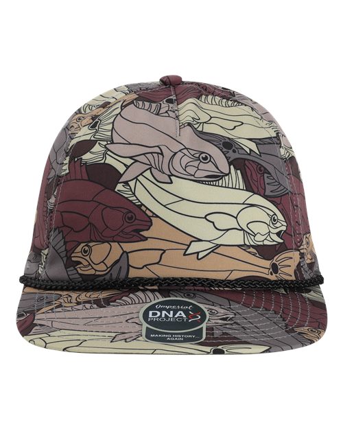 Imperial DNA014 The Golden Hour Cap - Olive Green/ Tan - front