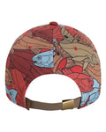 Imperial DNA014 The Golden Hour Cap - Red/ Tan - back