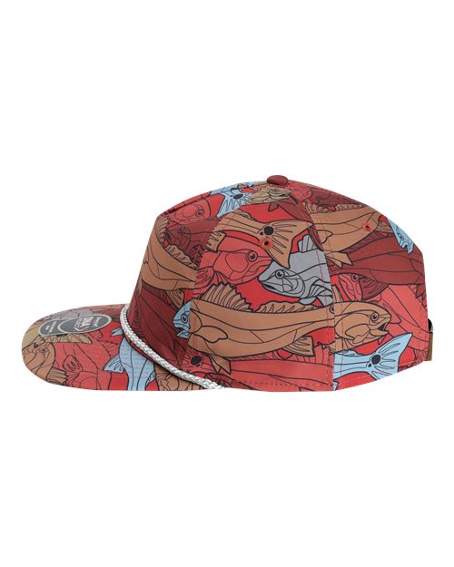 Imperial DNA014 The Golden Hour Cap - Red/ Tan - side