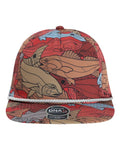 Imperial DNA014 The Golden Hour Cap - Red/ Tan - front