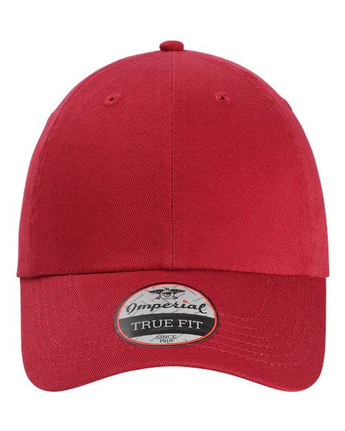 Imperial X210B The Original Buckle Dad Hat - Cardinal Red - front