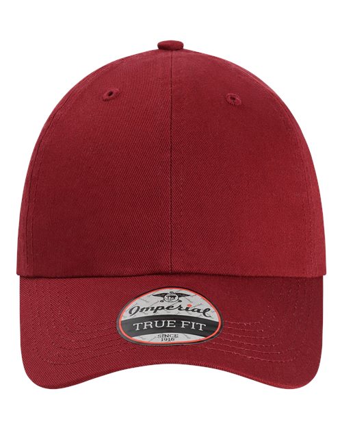 Imperial X210B The Original Buckle Dad Hat - Maroon - front