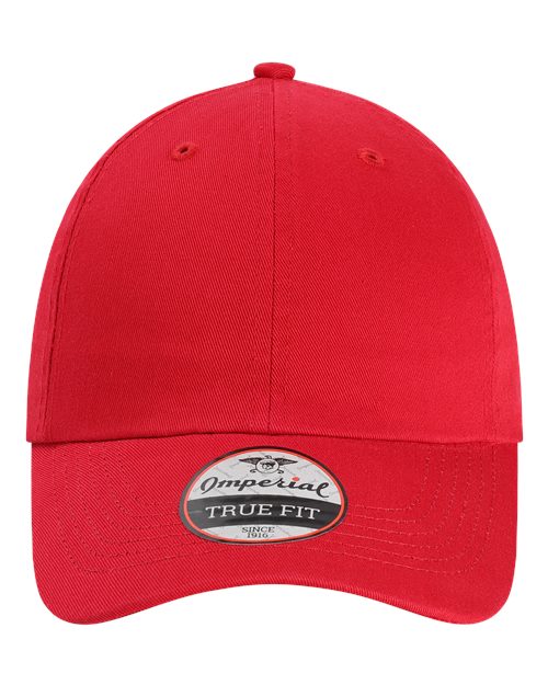 Imperial X210B The Original Buckle Dad Hat - Red - front