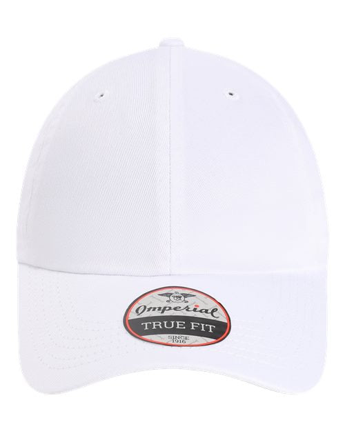 Imperial X210B The Original Buckle Dad Hat - White - front