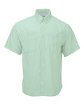 Paragon 700 Men's Hatteras Performance Short Sleeve Fishing Shirt - Mint Green - front