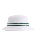 Imperial 1371P The Oxford Performance Bucket Hat - White/ Green - front