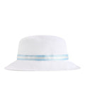 Imperial 1371P The Oxford Performance Bucket Hat - White/ Light Blue - front