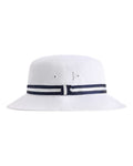 Imperial 1371P The Oxford Performance Bucket Hat - White/ Navy - side