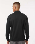 Adidas A598 Men's Club Quarter-Zip Pullover - Black - model back