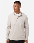 Adidas A607 Men's Half-Zip Hooded Anorak - Alumina - model front