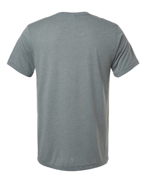 Bella+Canvas 3413 Unisex Triblend Short Sleeve Tee - Blue Storm Triblend - back