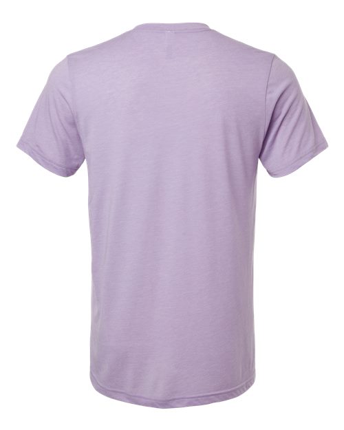 Bella+Canvas 3413 Unisex Triblend Short Sleeve Tee - Dark Lavender Triblend - back