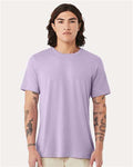 Bella+Canvas 3413 Unisex Triblend Short Sleeve Tee - Dark Lavender Triblend - model front