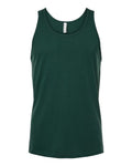 Bella + Canvas 3480 Jersey Tank - Forest - flat front