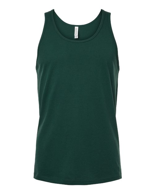 Bella + Canvas 3480 Jersey Tank - Forest - flat front