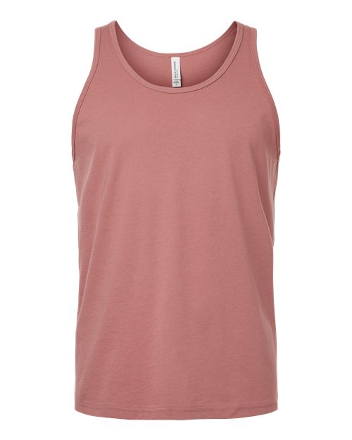 Bella + Canvas 3480 Jersey Tank - Mauve - flat front