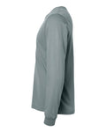 Bella+Canvas 3501 Unisex Jersey Long Sleeve Tee - Blue Storm - side