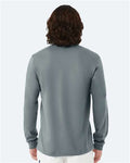 Bella+Canvas 3501 Unisex Jersey Long Sleeve Tee - Blue Storm - model back