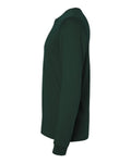 Bella+Canvas 3501 Unisex Jersey Long Sleeve Tee - Forest - side