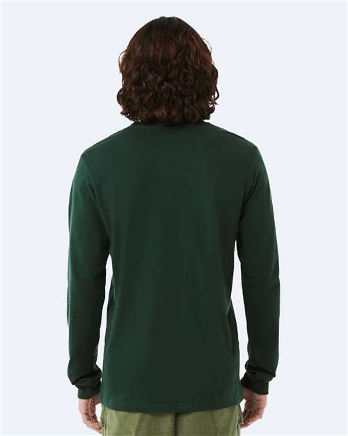 Bella+Canvas 3501 Unisex Jersey Long Sleeve Tee - Forest - model back
