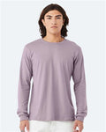 Bella+Canvas 3501 Unisex Jersey Long Sleeve Tee - Light Violet - model front