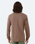 Bella+Canvas 3501 Unisex Jersey Long Sleeve Tee - Vintage Brown - model back