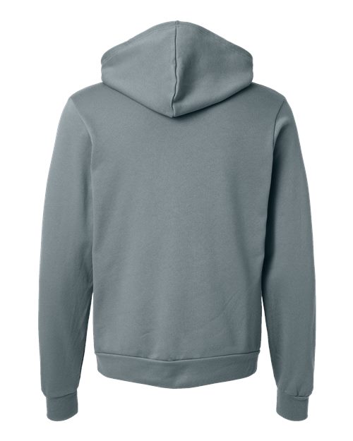 Bella+Canvas 3719 Unisex Sponge Fleece Pullover Hoodie - Blue Storm - back