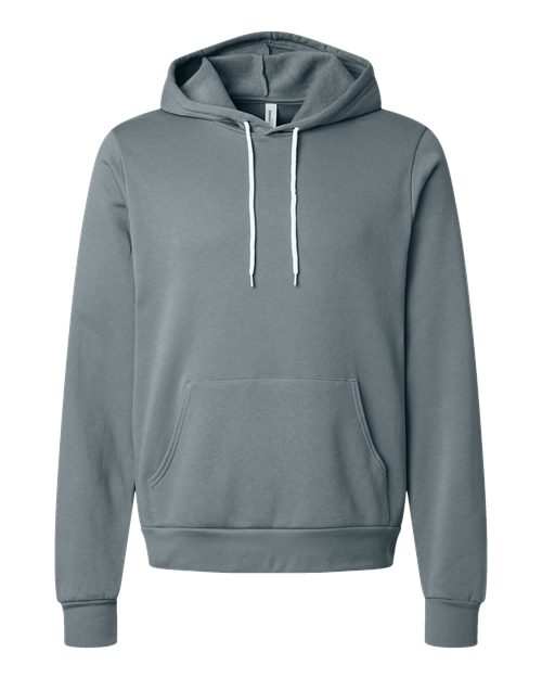 Bella+Canvas 3719 Unisex Sponge Fleece Pullover Hoodie - Blue Storm - flat front